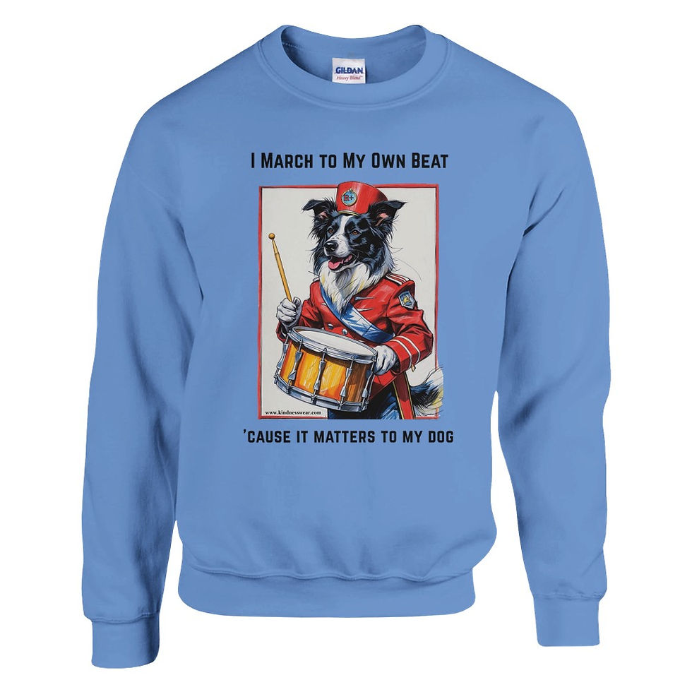 Thumbnail: i march to my own beat sweatshirt