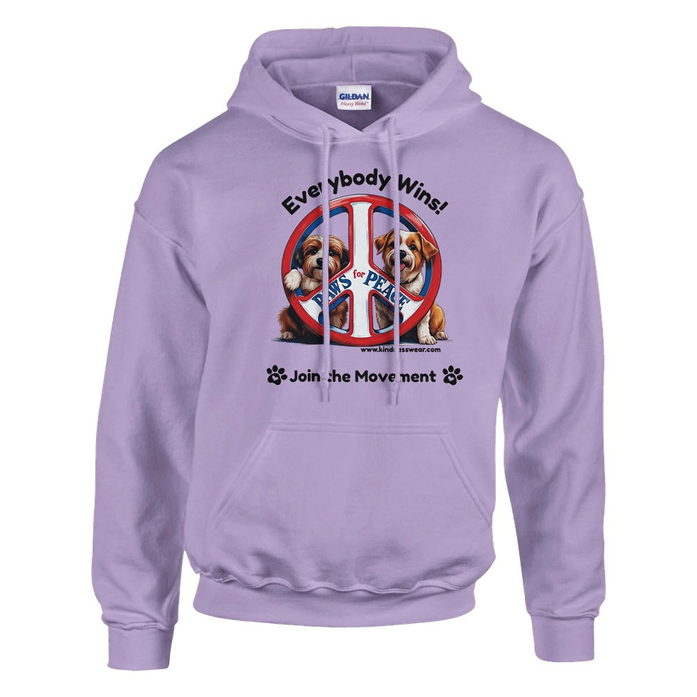 Thumbnail: paws for peace hoodie