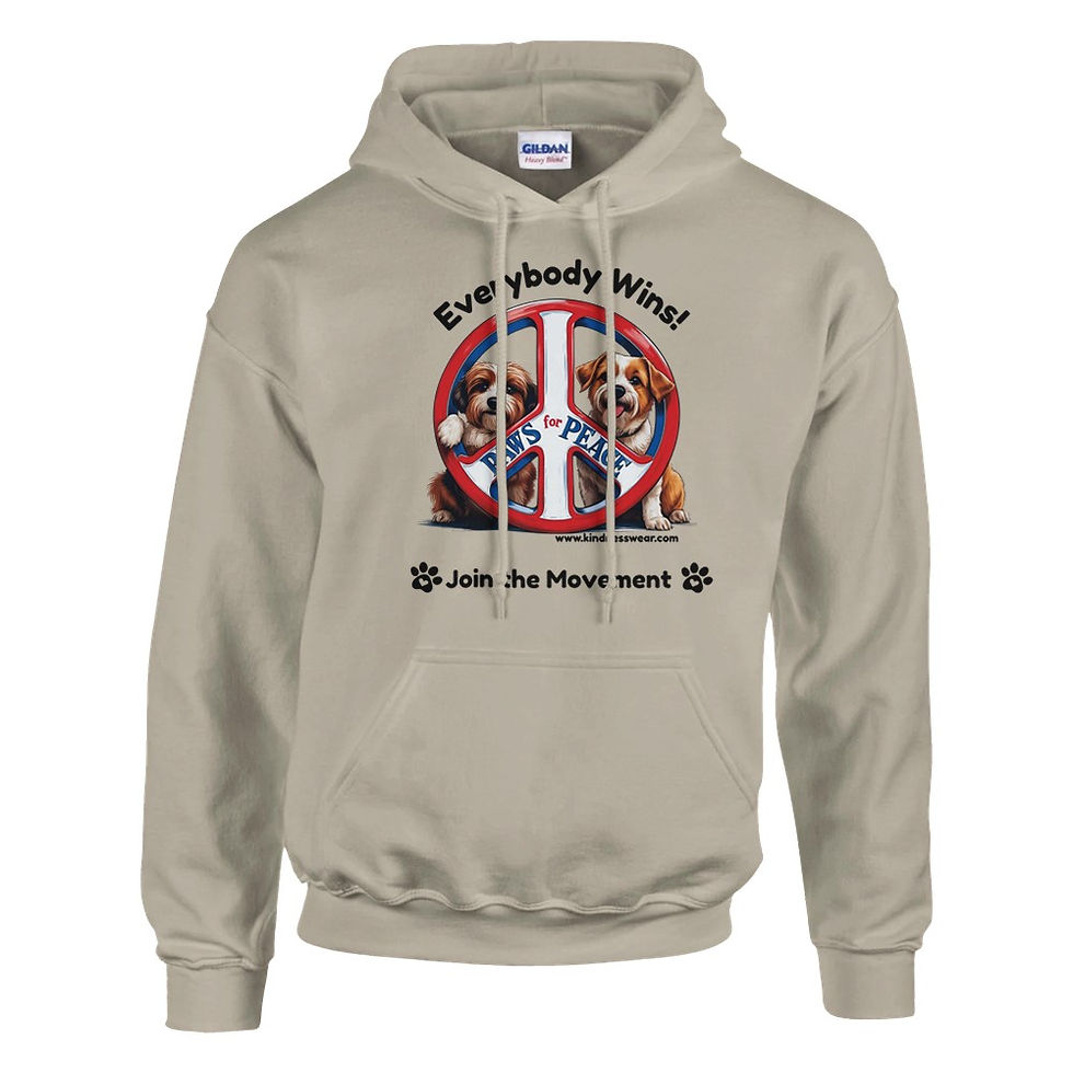 Thumbnail: paws for peace hoodie