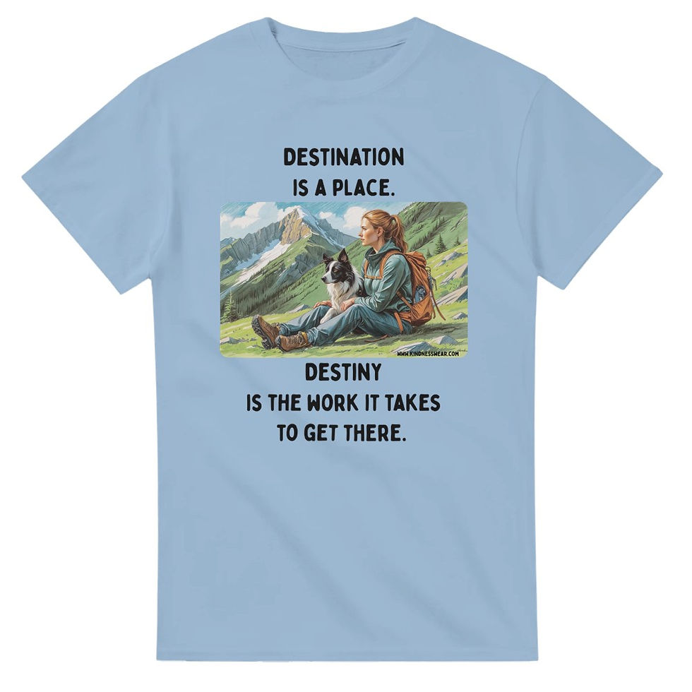 Thumbnail: destination is a place t-shirt