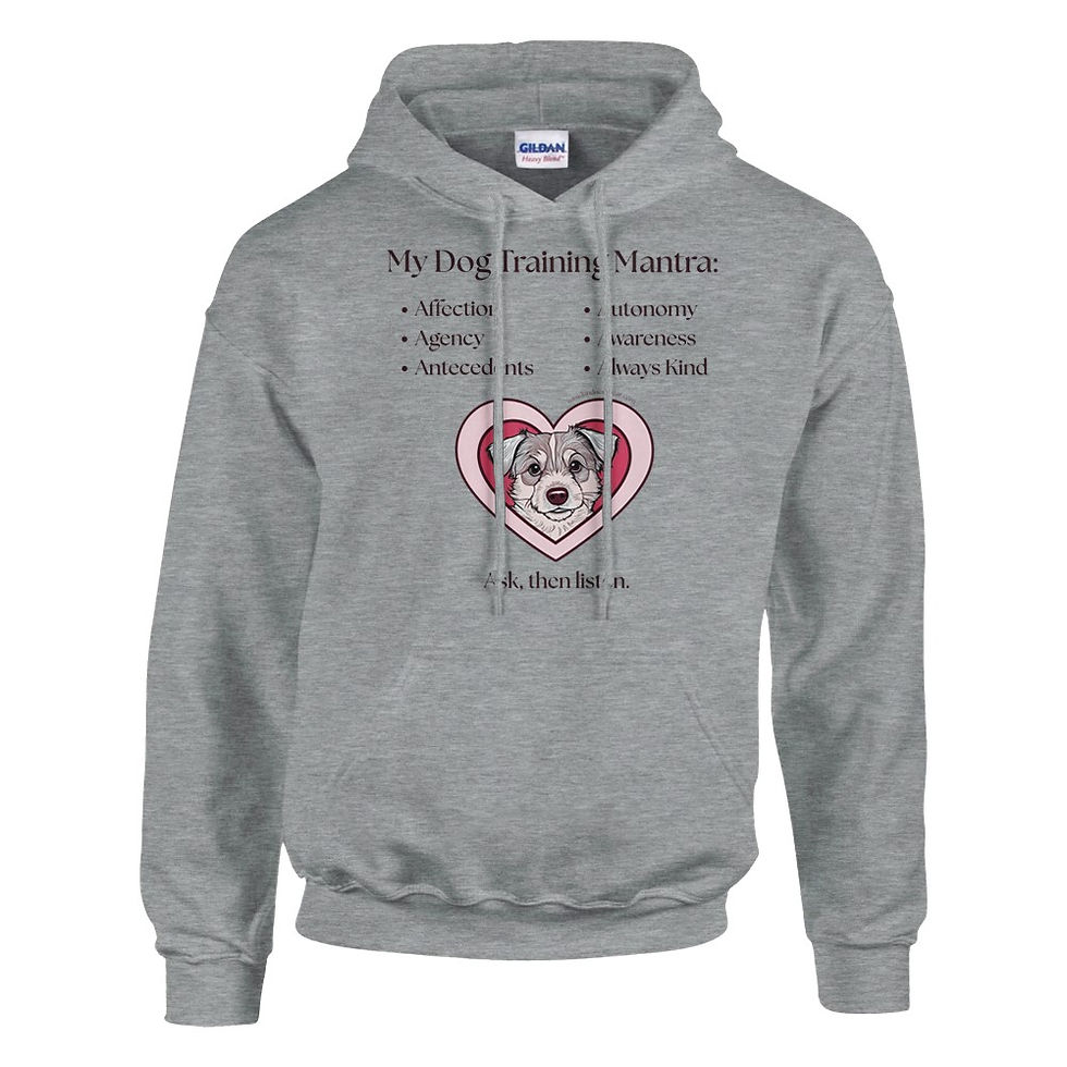 Thumbnail: my dog training mantra hoodie