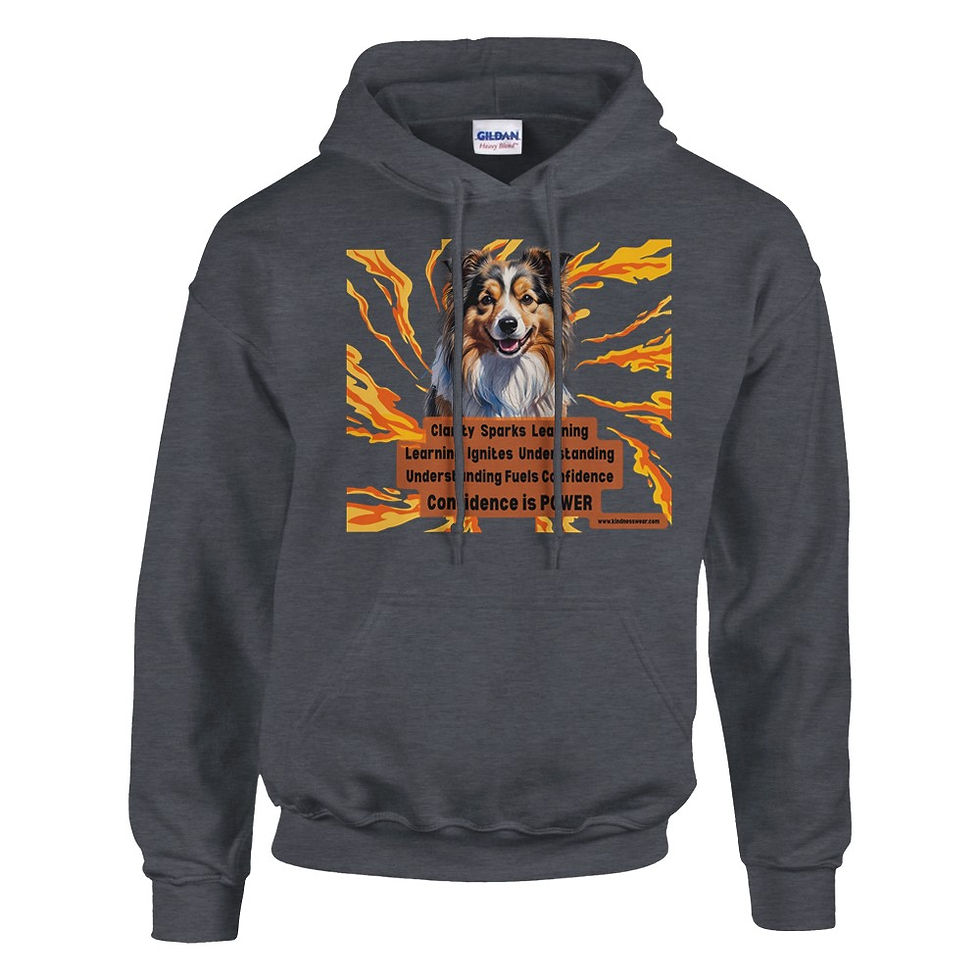 Thumbnail: clarity sparks learning hoodie sheltie