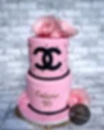 GATEAU CHANEL ROSE 2 ETAGES