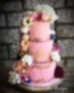 WEDDING CAKE ROSE FLORAL ANTOINETTE