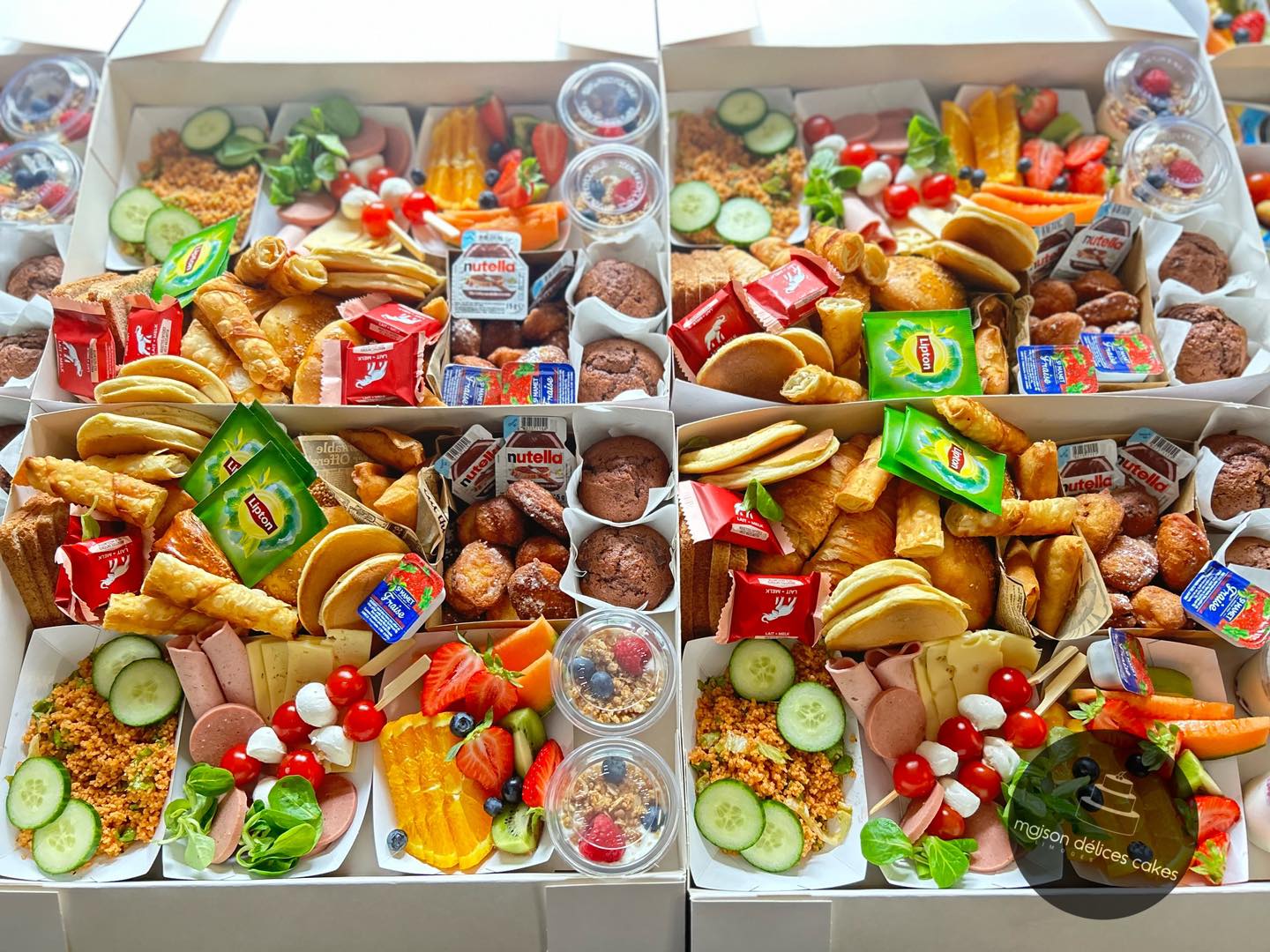 Arranged Food and Objects