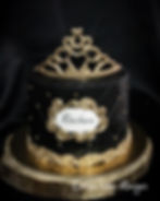 GATEAU NOIR COURONNE