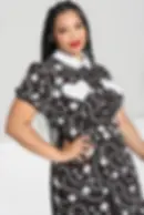 Black and White Heart Lock mini dress for sale