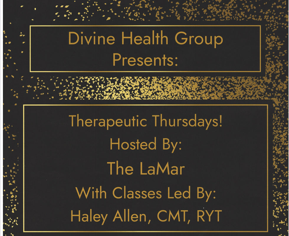 Therapeutic Thursday!