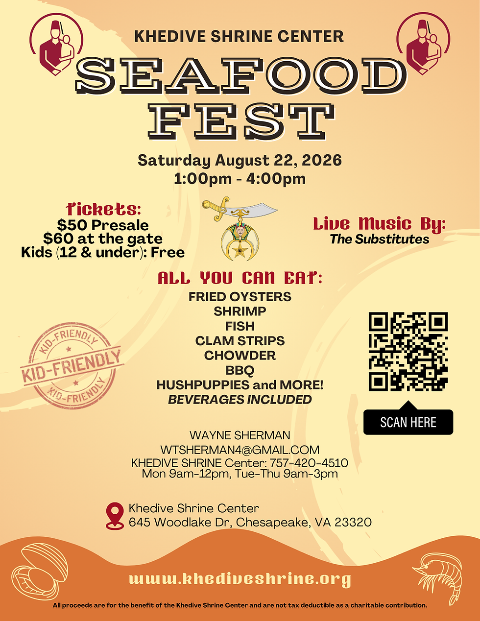 KHEDIVE SHRINE SEAFOOD FEST