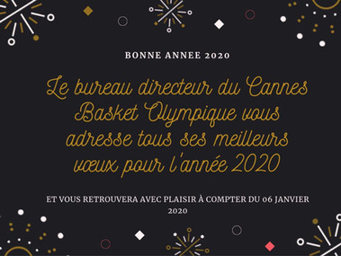 MEILLEURS VOEUX POUR 2020