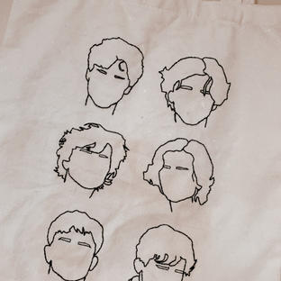 Quarantine embroidery project: Timothee Chalamet