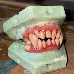 Vampire teeth final paint