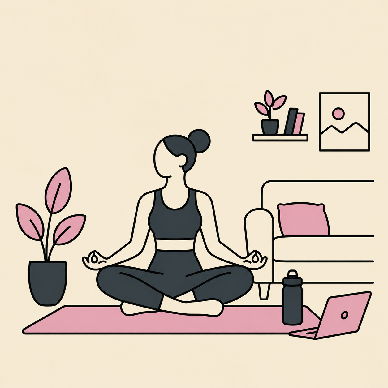 Wohnzimmer - Meditation