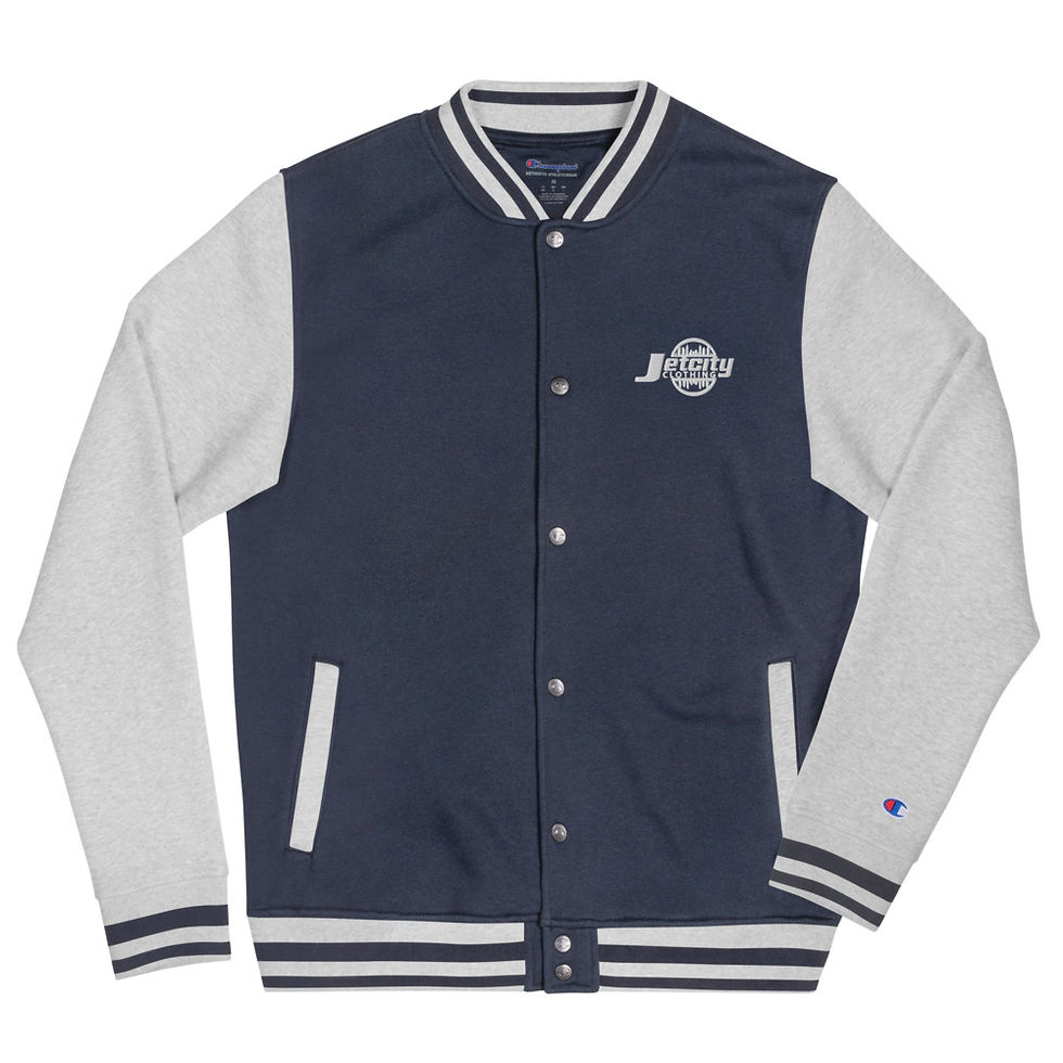 Thumbnail: Jet City Clothing Embroidered Champion Bomber Jacket
