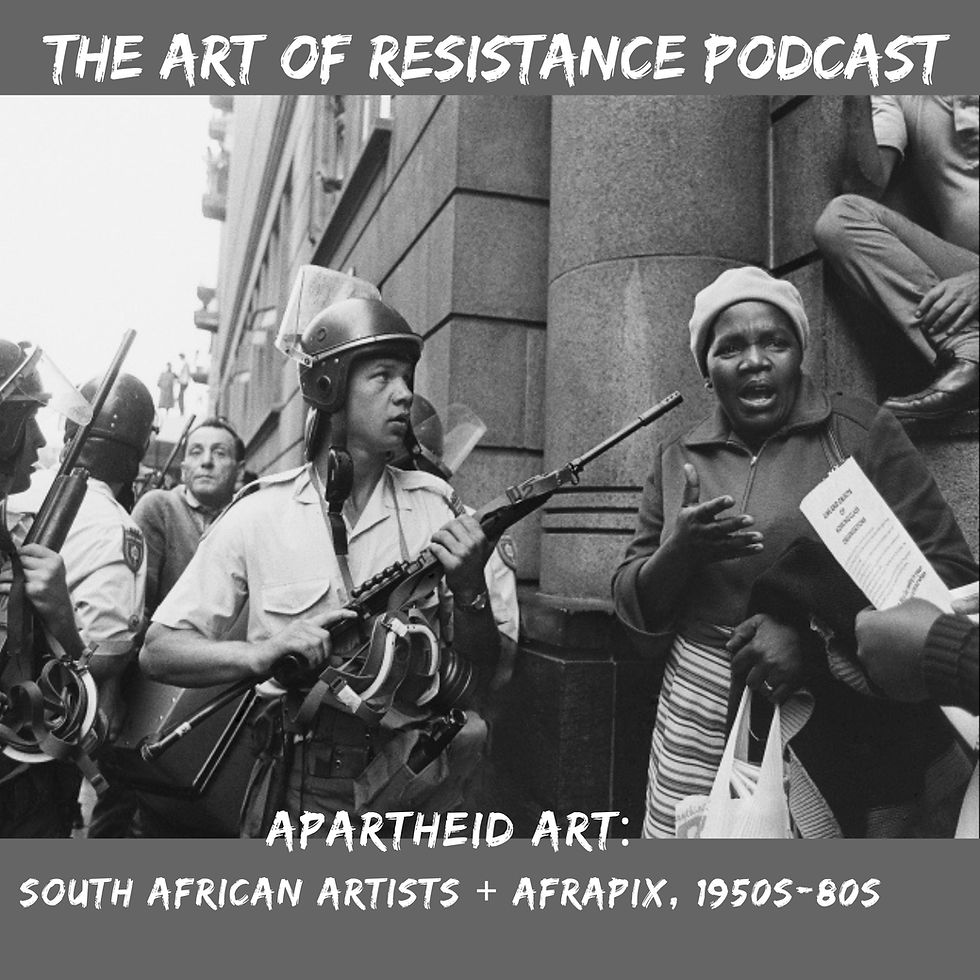 How is art a form of protest today? The story of the Art under Apartheid, 1950s-80s