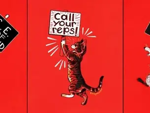 From KM Steere’s “Protest Animals” illustration collection