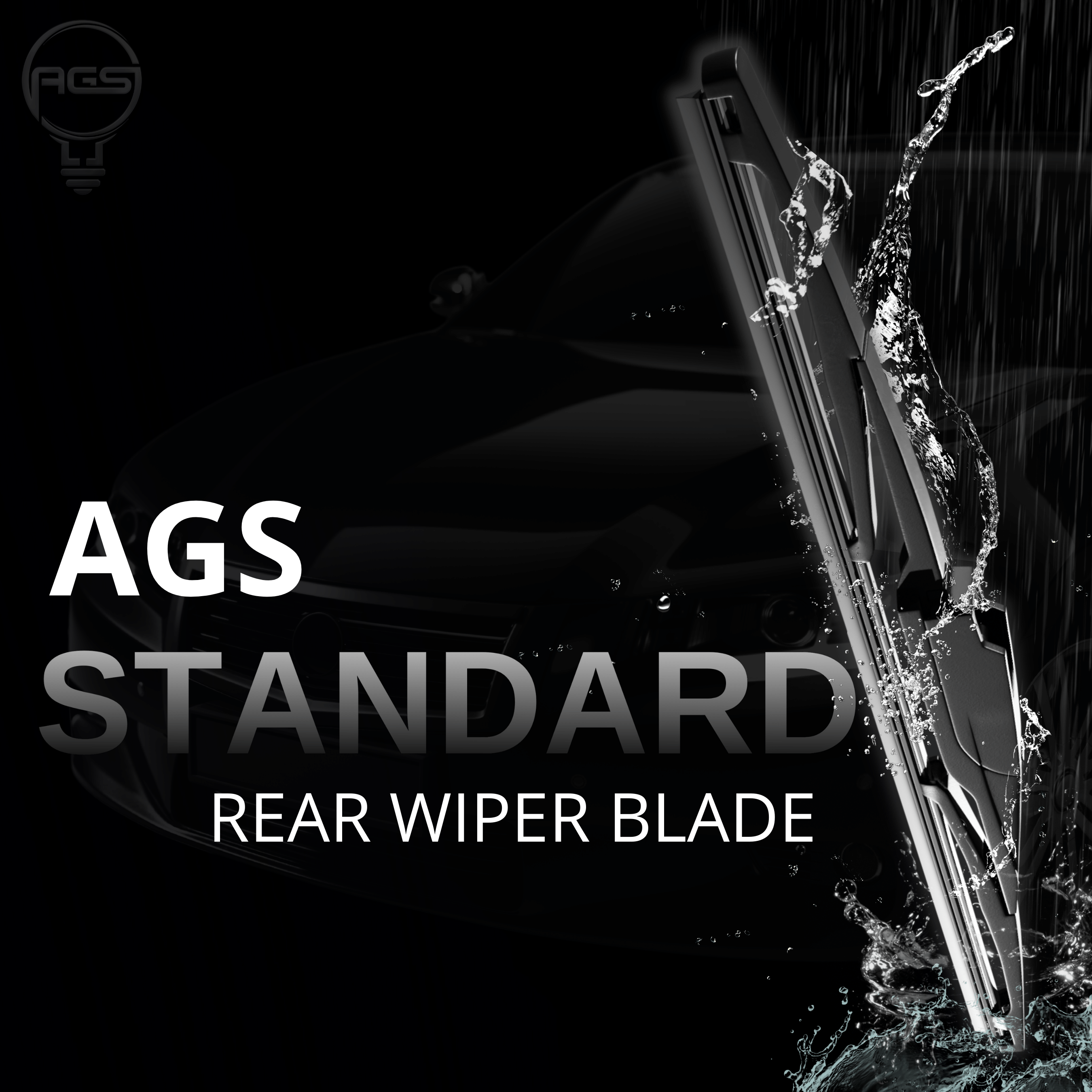 AGS Rear Standard Wiper Blade For Hyundai Santa Fe SUV 2012-2021