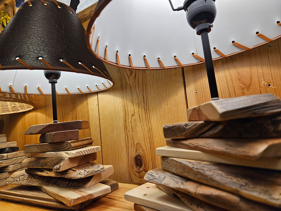 Thumbnail: Scrap Wood Lamps
