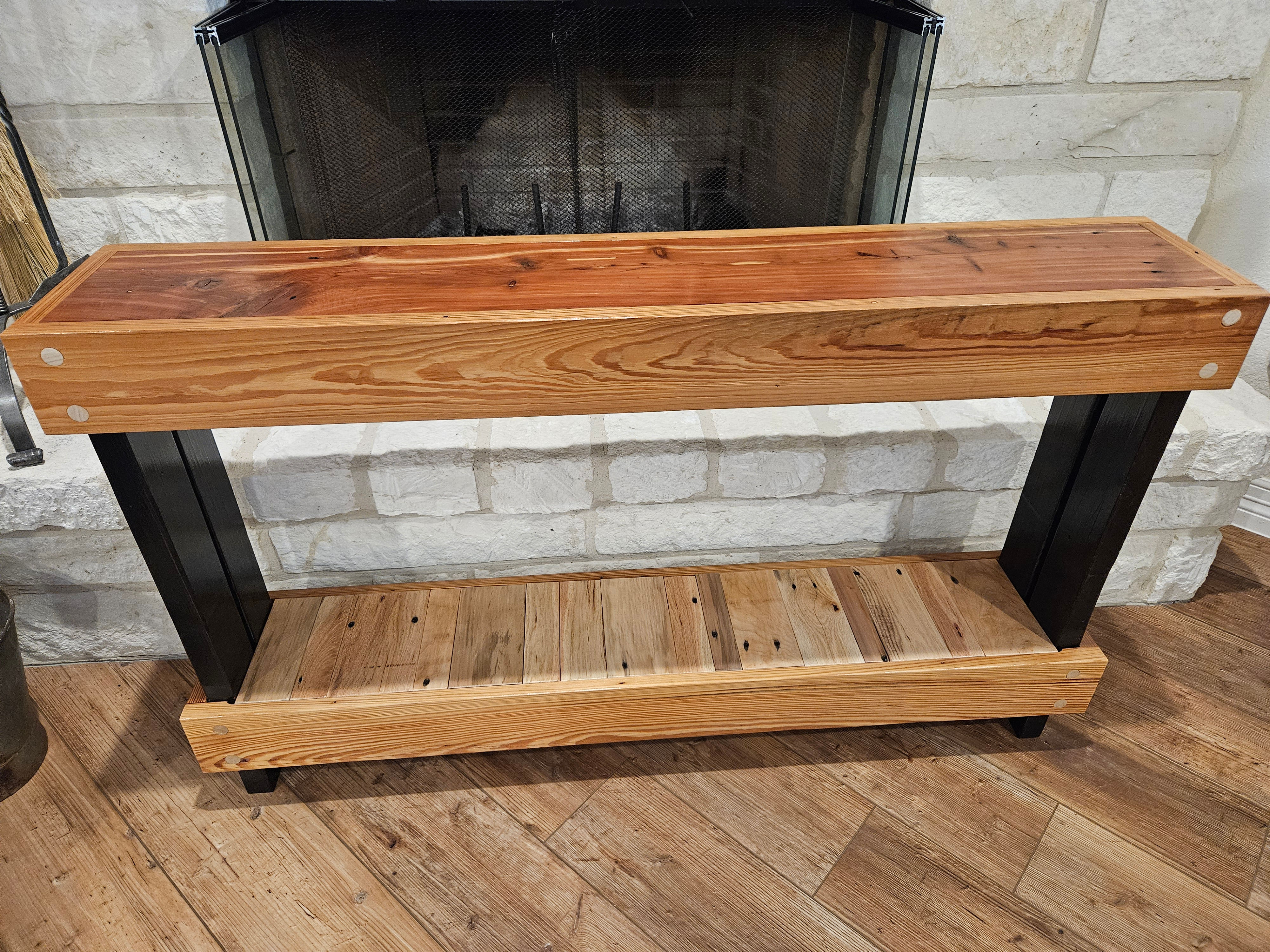 Entry or Sofa table with Cedar Top