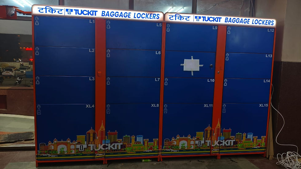 Baggage Lockers Live at Haridwar Railway Station.