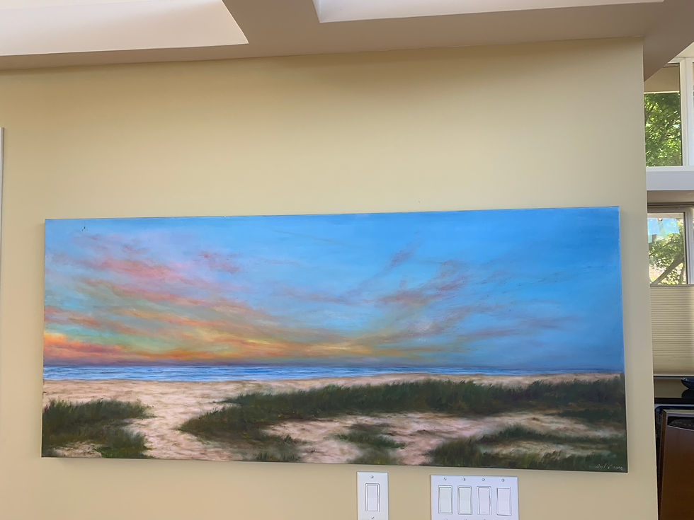 Thumbnail: Dusk Stroll | 56"x24"