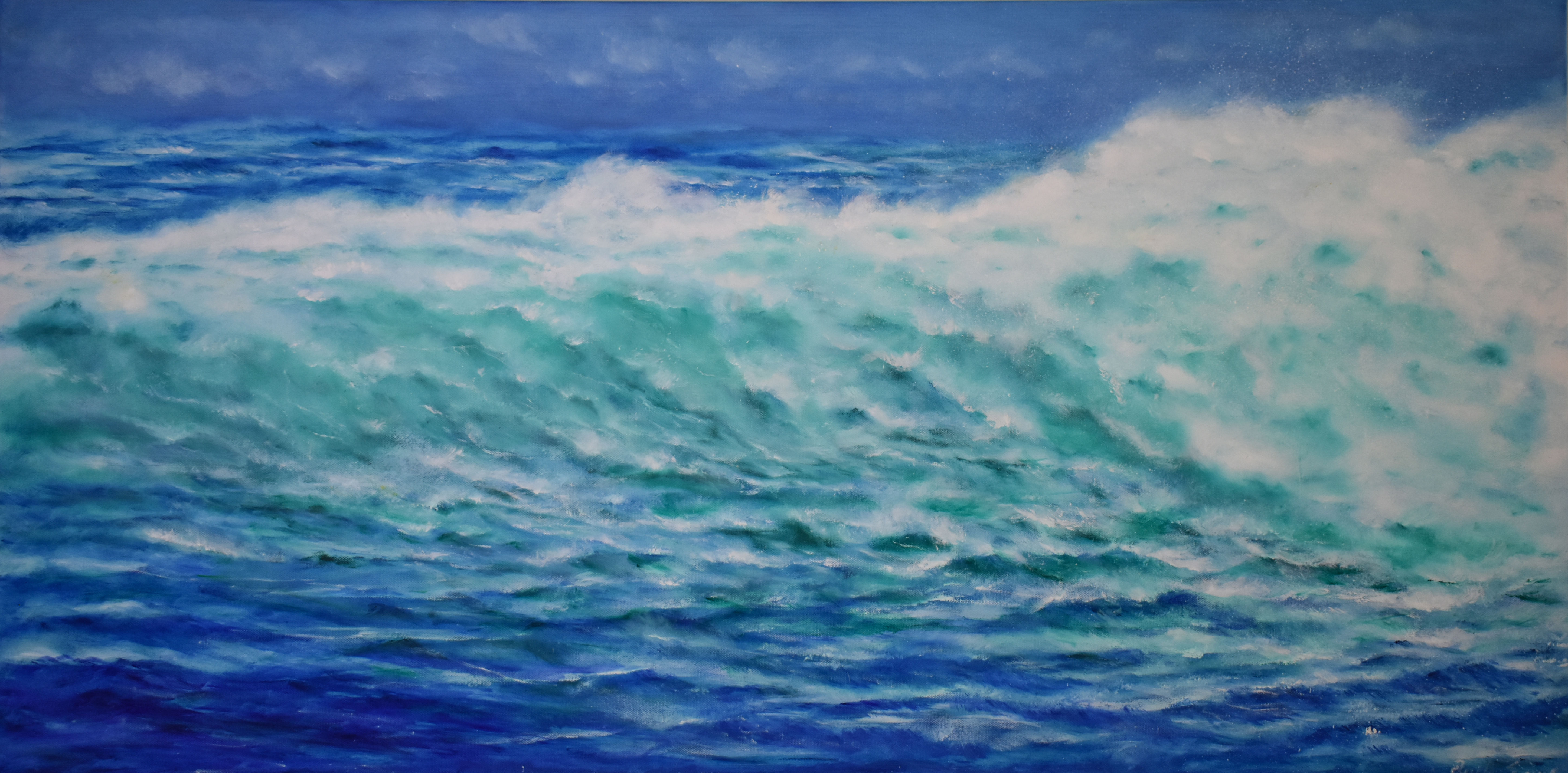 About to Crest | 48"x24'