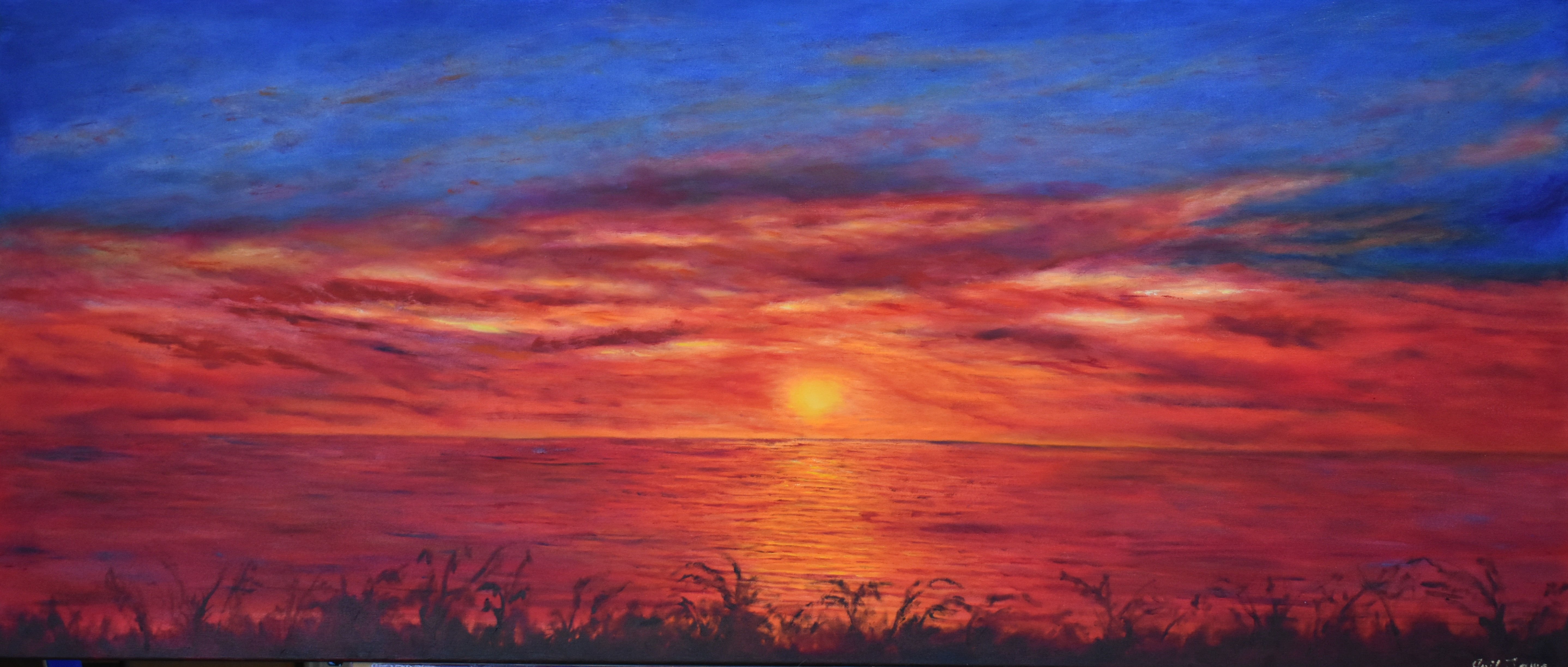 View from the Cliffs | 56"x24"