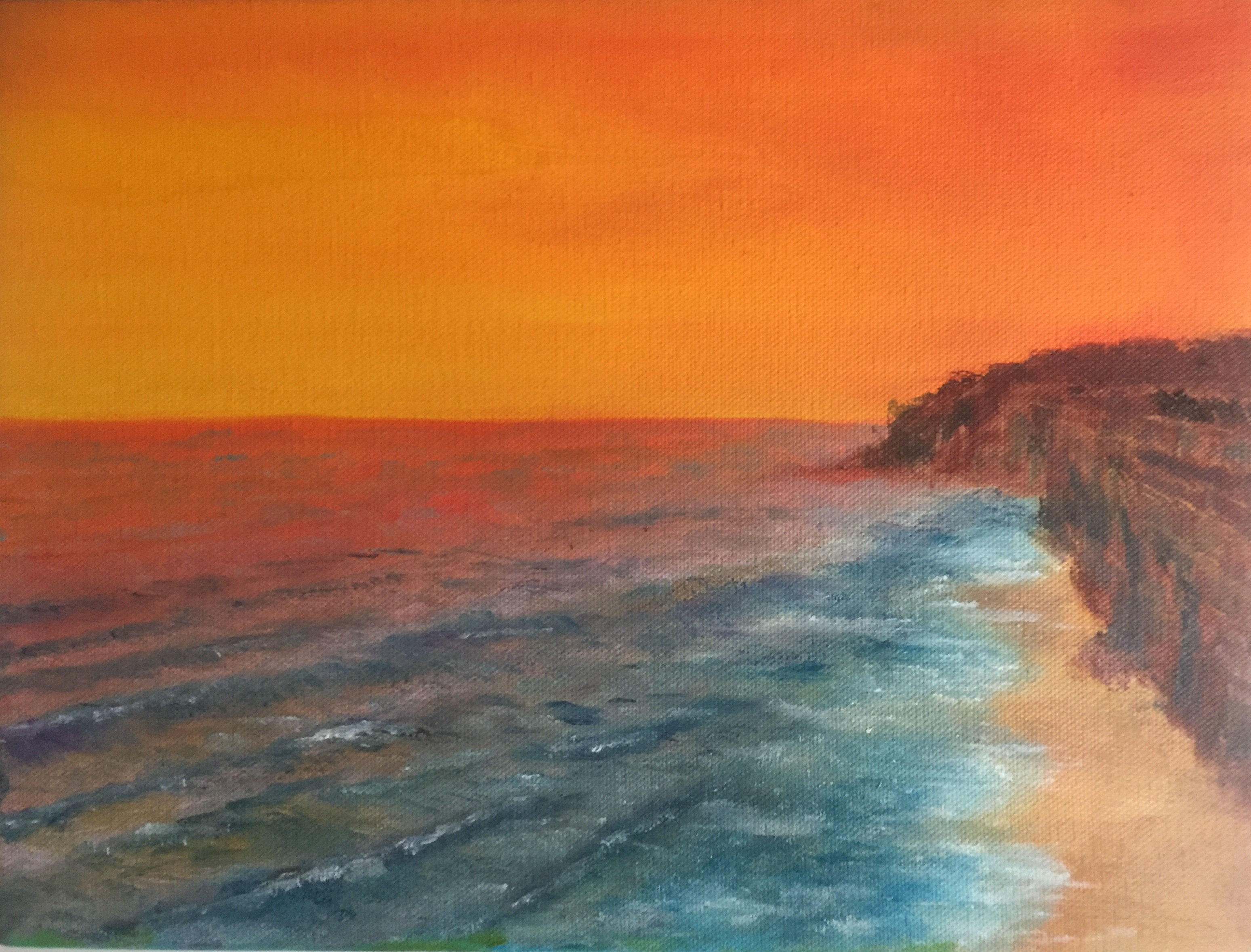 Orange Glow | 12"x9"