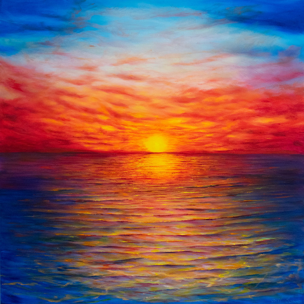 Radiant Reflections | 24"x24"