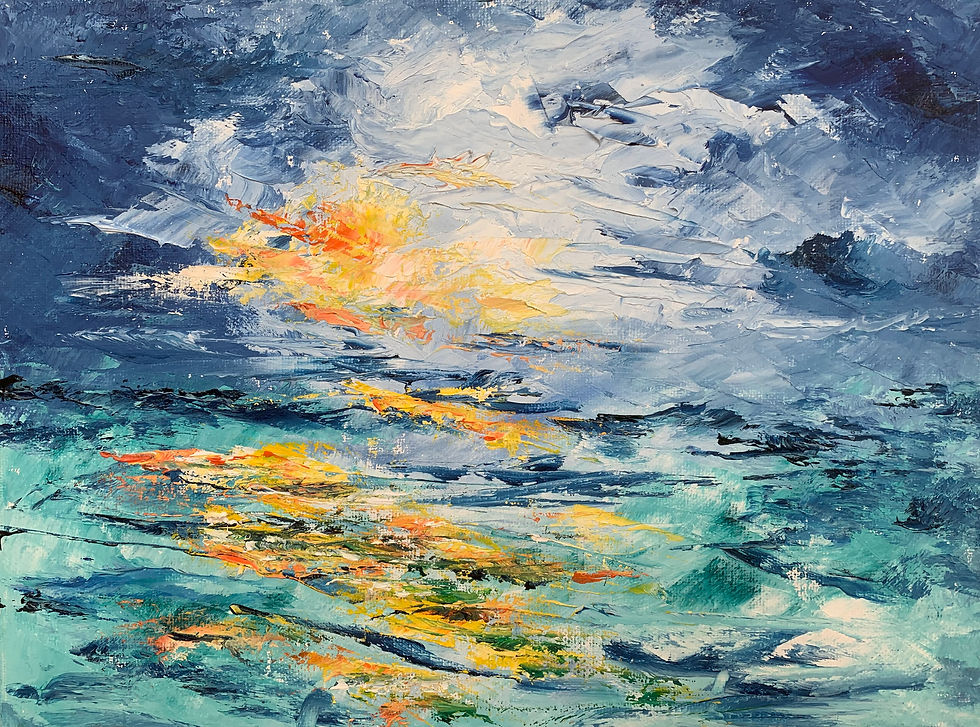 Thumbnail: Day is slipping by | 12"x9"
