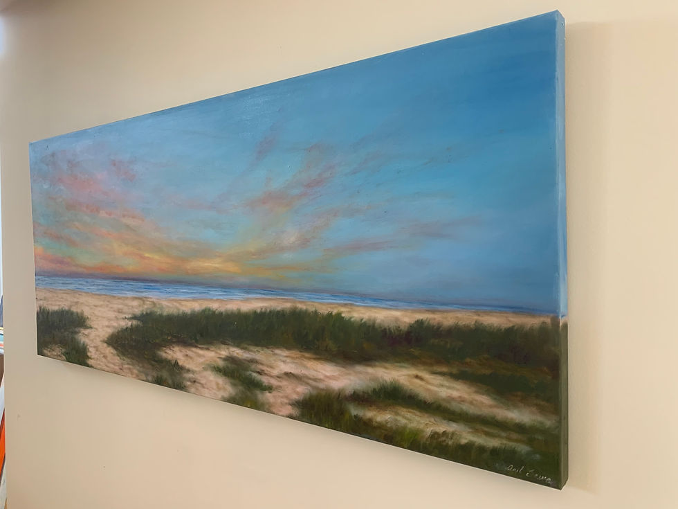 Thumbnail: Dusk Stroll | 56"x24"