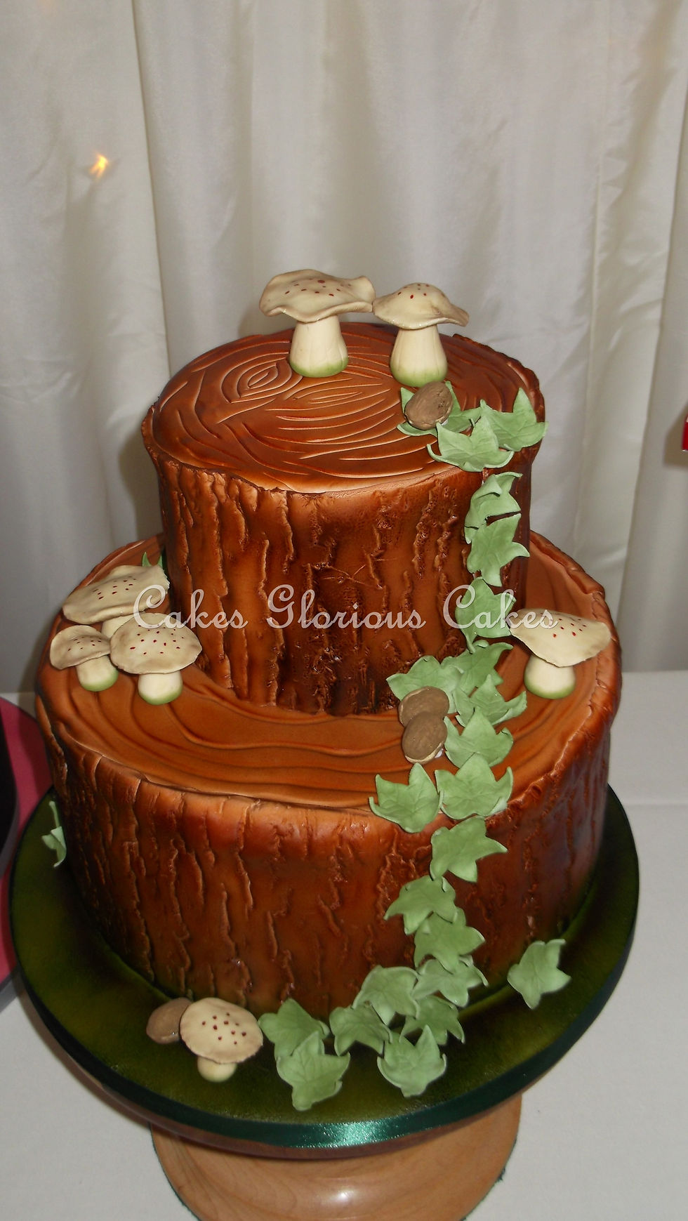Mushroom tree wedding cake