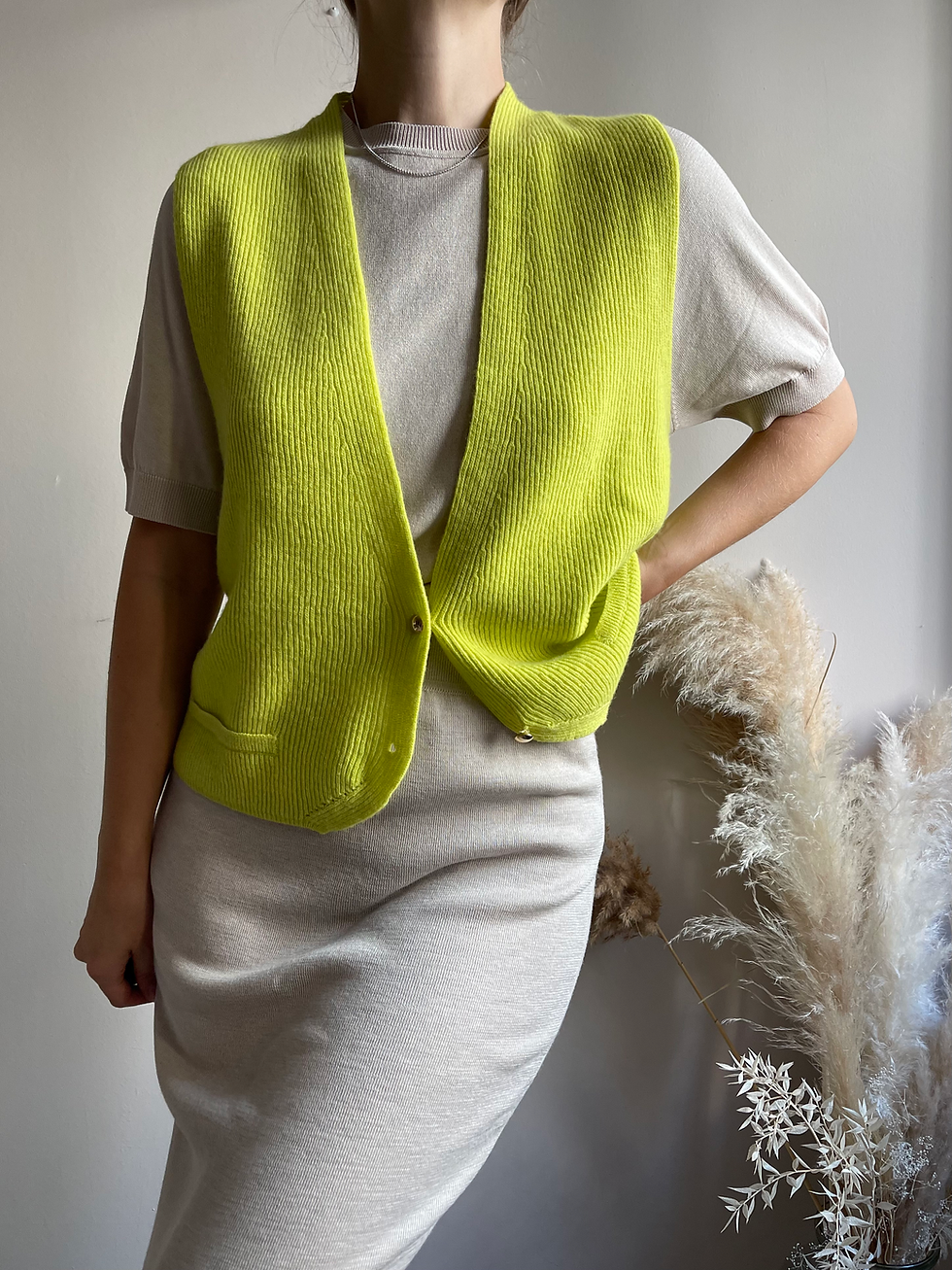 Thumbnail: Mini Gilet Lana&Cashmere Limited Edition