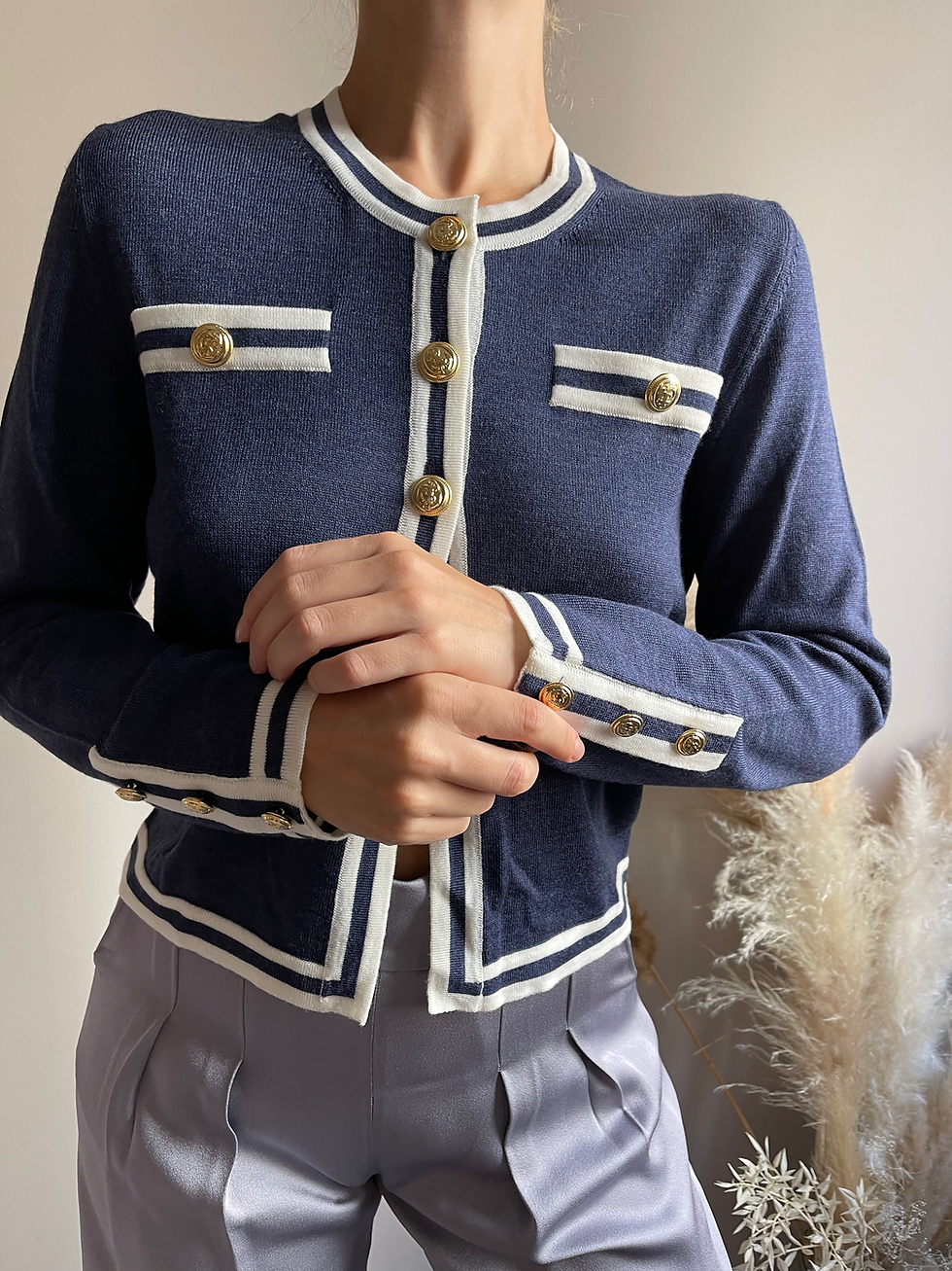 Miniatura: Cardigan Marinière Biarritz