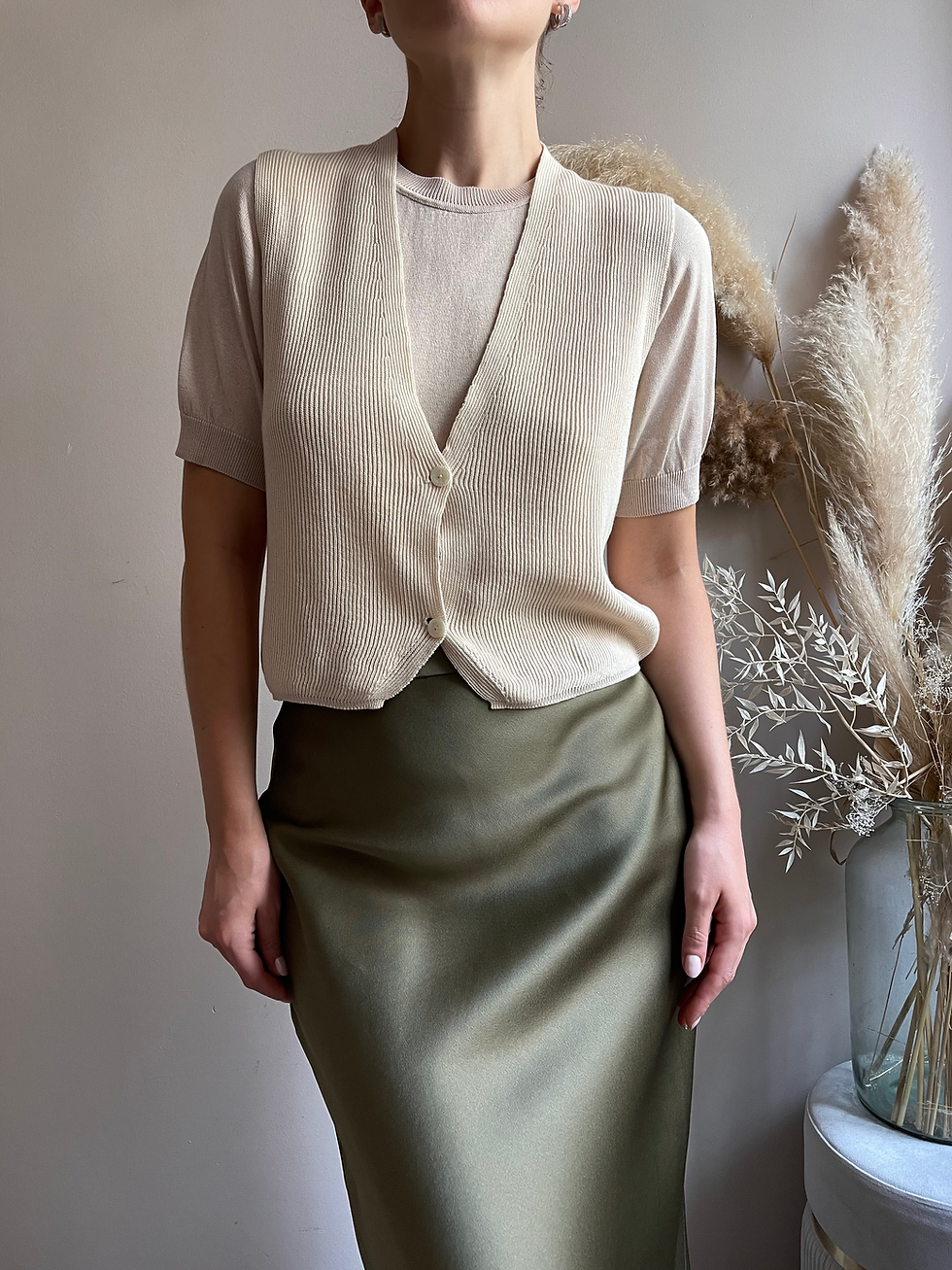 Miniatura: Mini-Gilet Clori Cotone&Cashmere