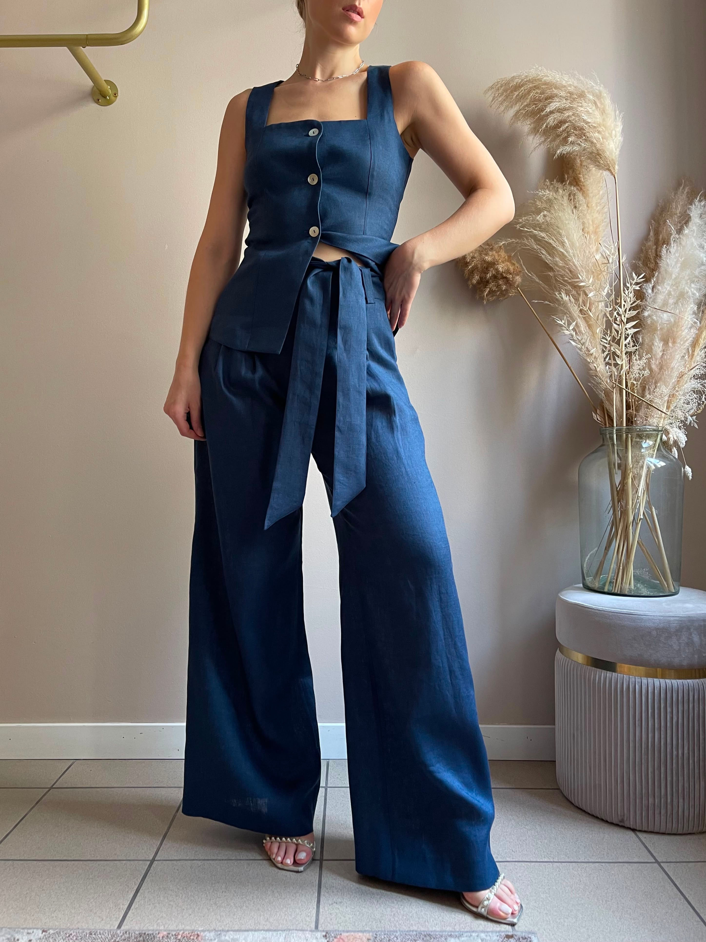 Pantalone Oleandro 100% Lino