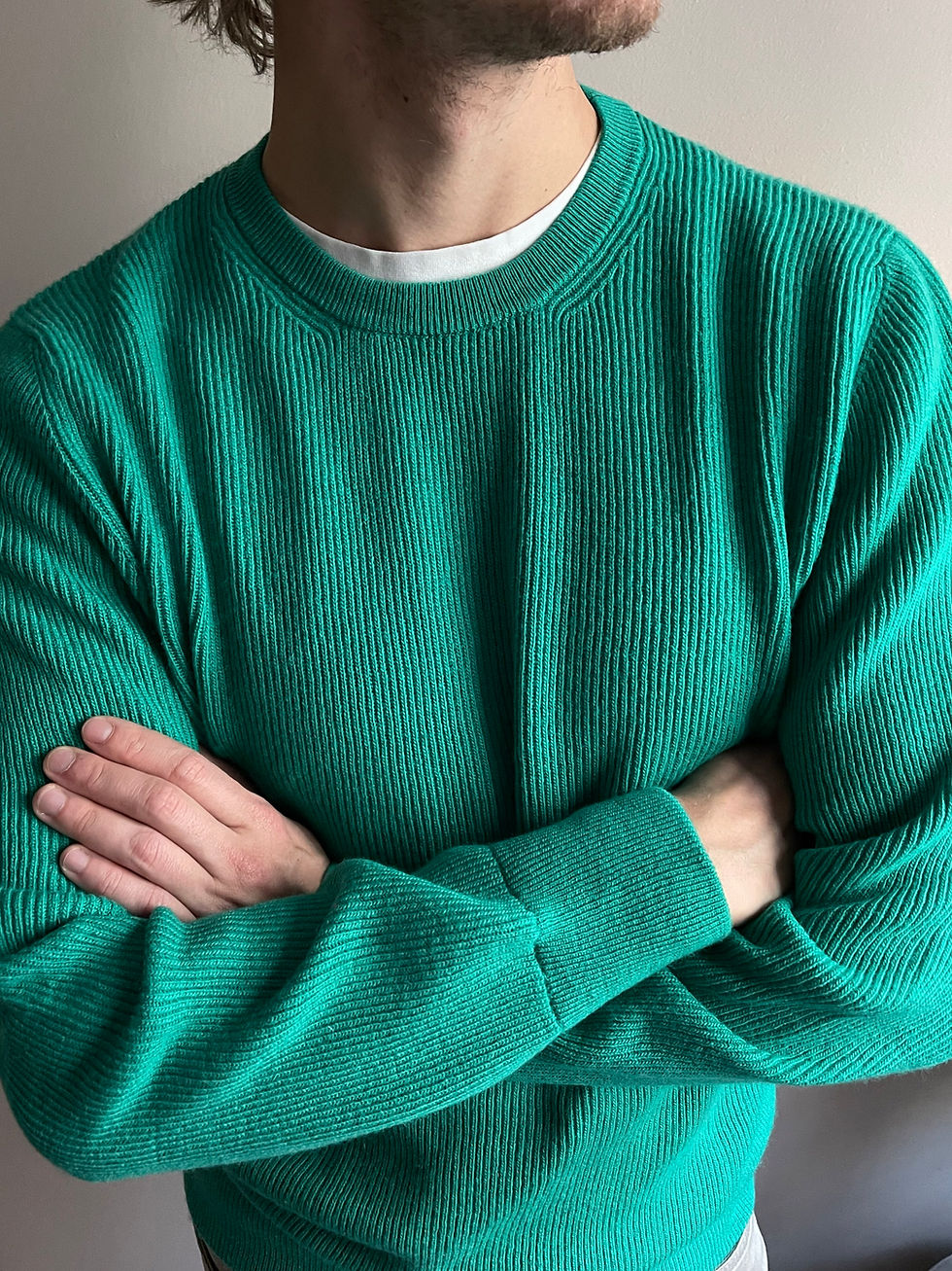 Miniatura: Girocollo Maglia Inglese 100% Cashmere