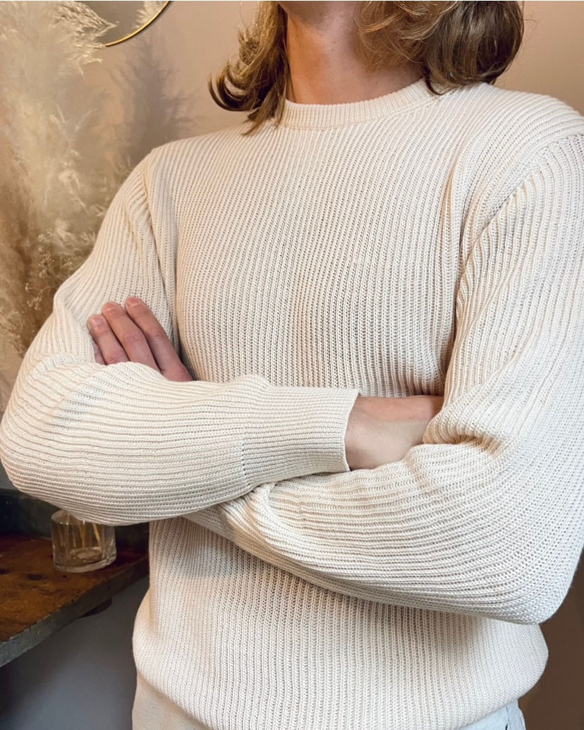 Miniatura: Girocollo Maglia Inglese Cotone & Cashmere