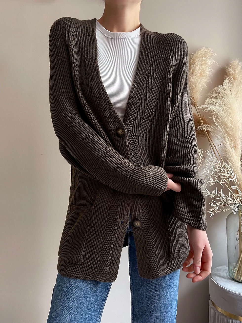 Thumbnail: Cardigan Leandro 100% Lana Extrafine