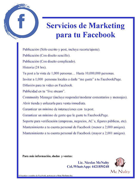 Marketing para Facebook, lo mas completo como agencia de mkt