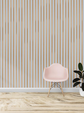 White and Rose Gold Charcoal Louvers