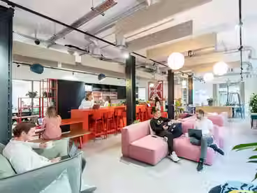 A communal space at Runway East Shoreditch