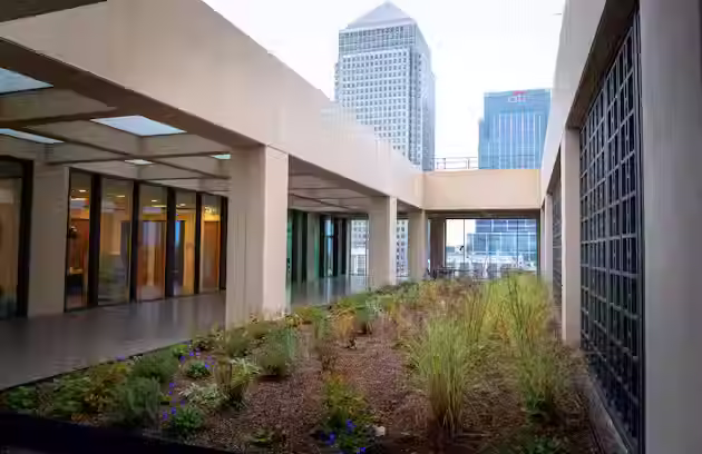 Spaces Canary Wharf outdoor space