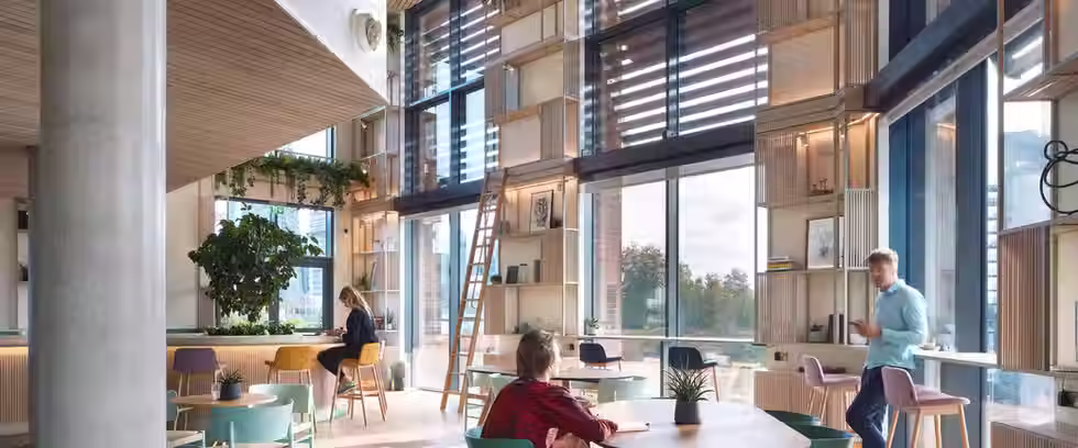 180 Borough High Street interior communal space