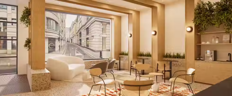 41 Moorgate communal space