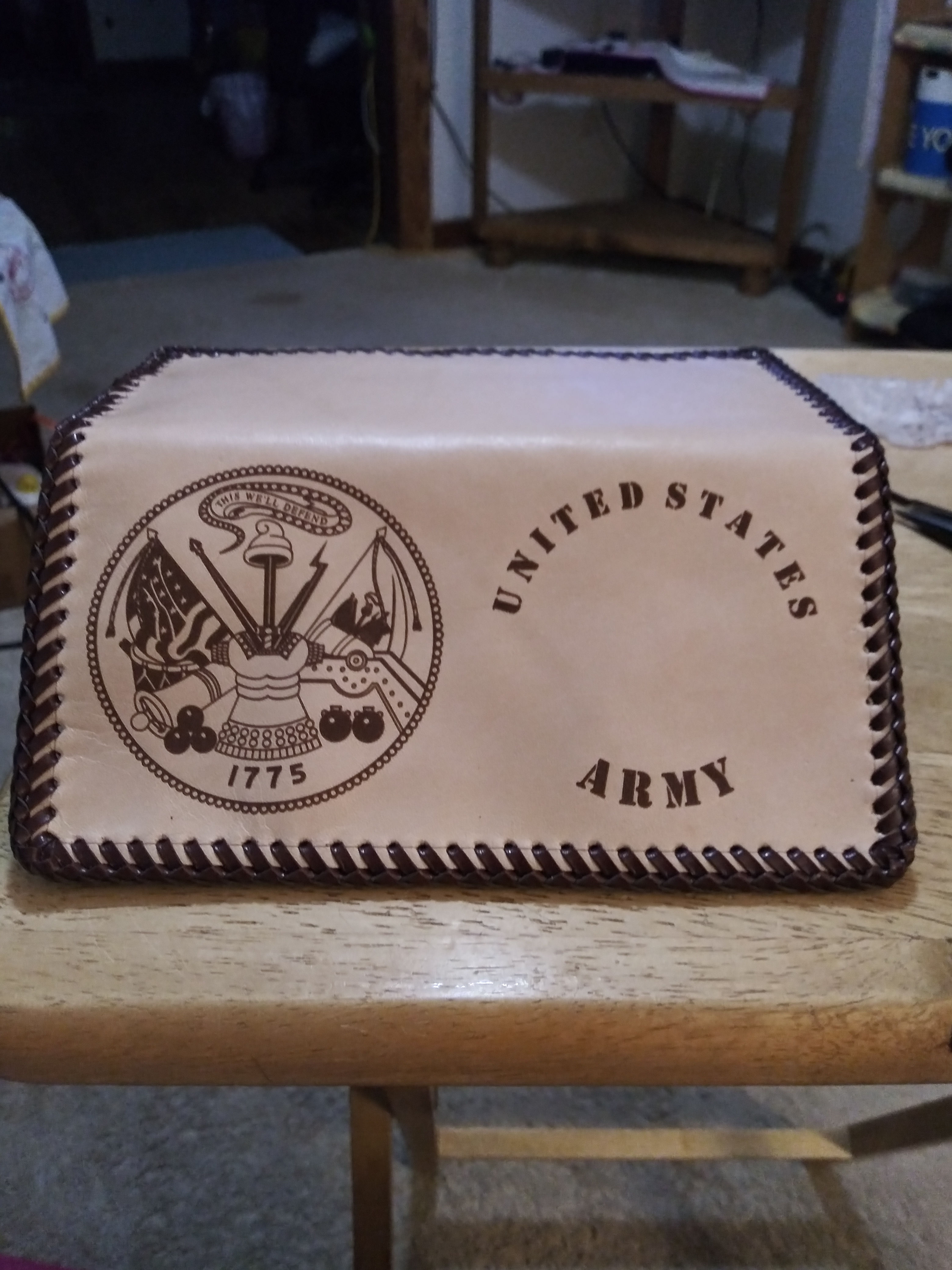 Army Emblem Roper Wallet
