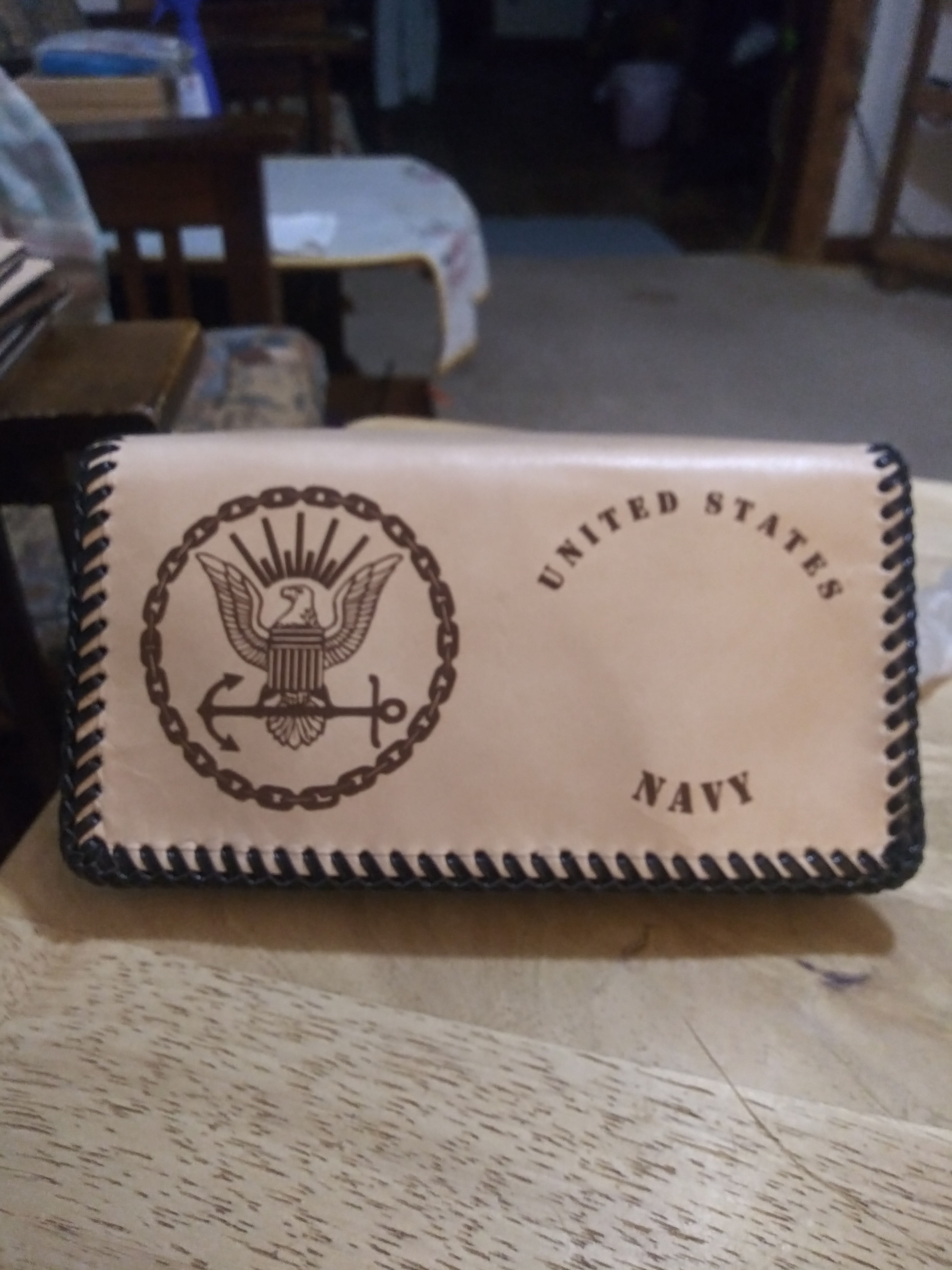 Navy Roper Wallet