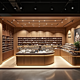 IFCO hazır giyim fuarında koleksiyonlarınızı lüks bir butik estetiğiyle sergileyen, yüksek CRI aydınlatmalı ve VIP localı ahşap stand imalatı. Teklif alın.