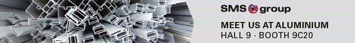 ALUMINIUM 2016
11th World Trade Fair & Conference
29 Nov – 1 Dec 2016
Messe Düsseldorf, Germany