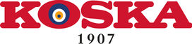 Koska 1907 logosu, bayz fuar standı referansı.